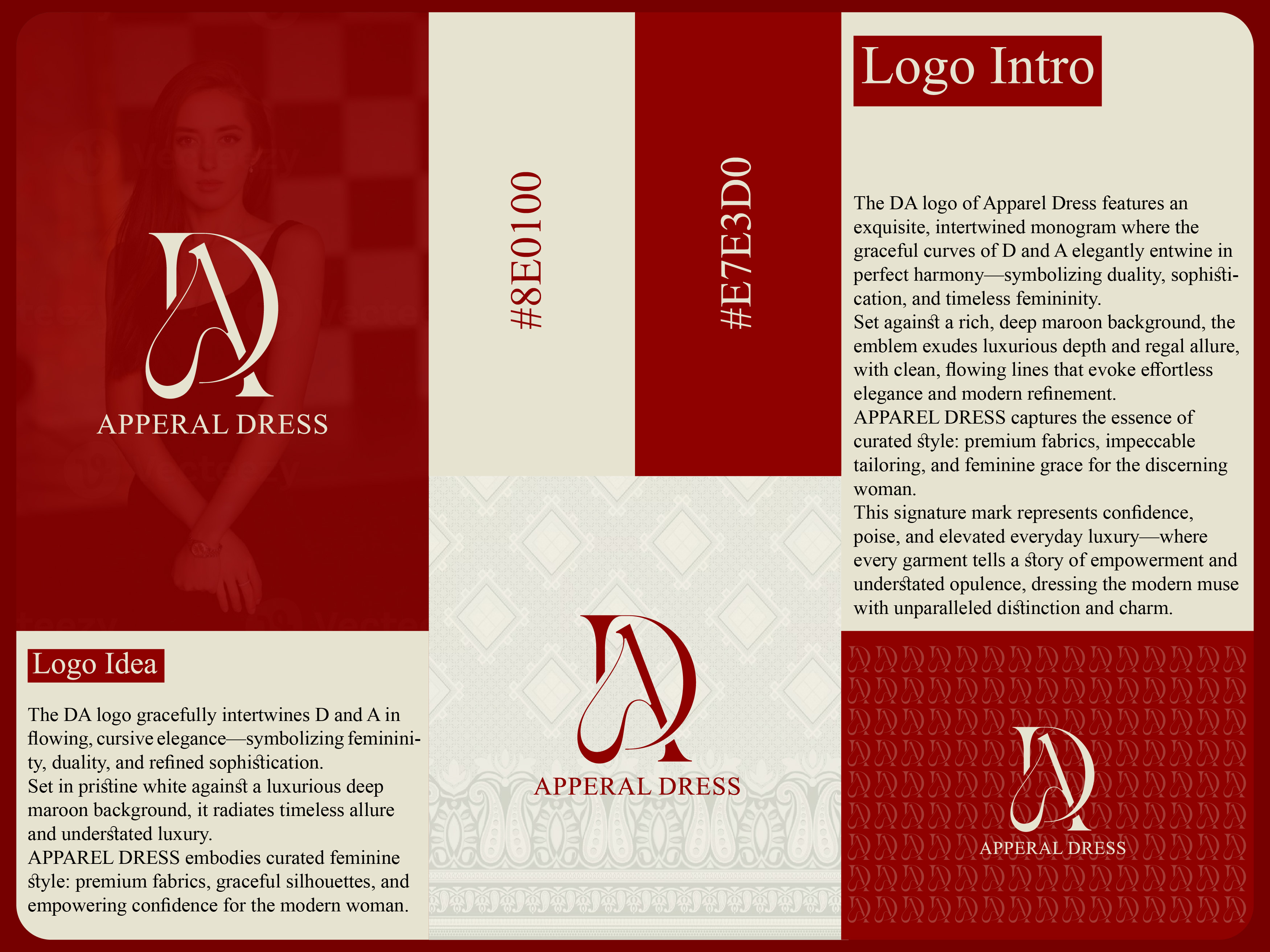 DA Luxury Clothing Logo