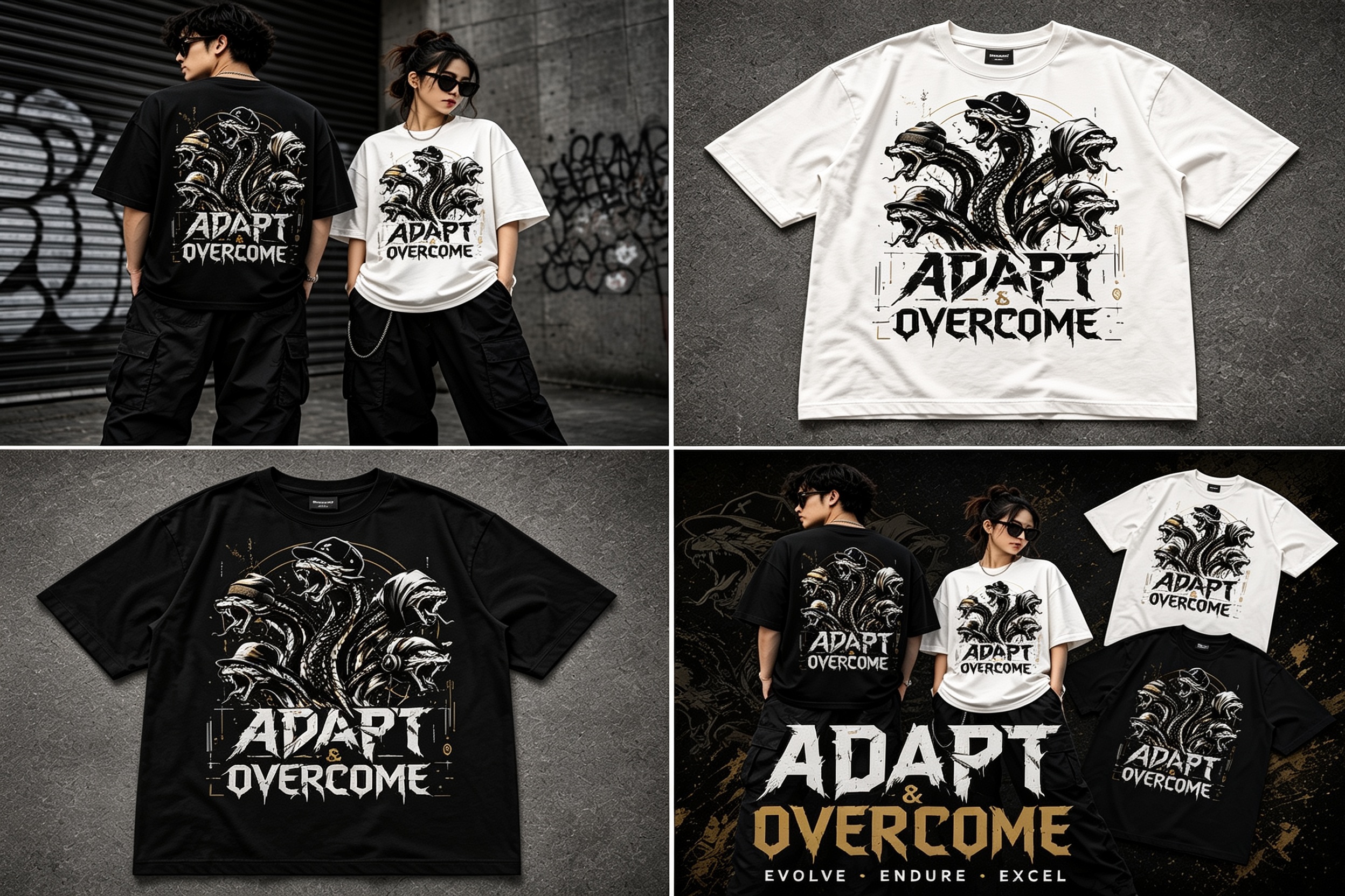 Urban Streetwear T-Shirt Design