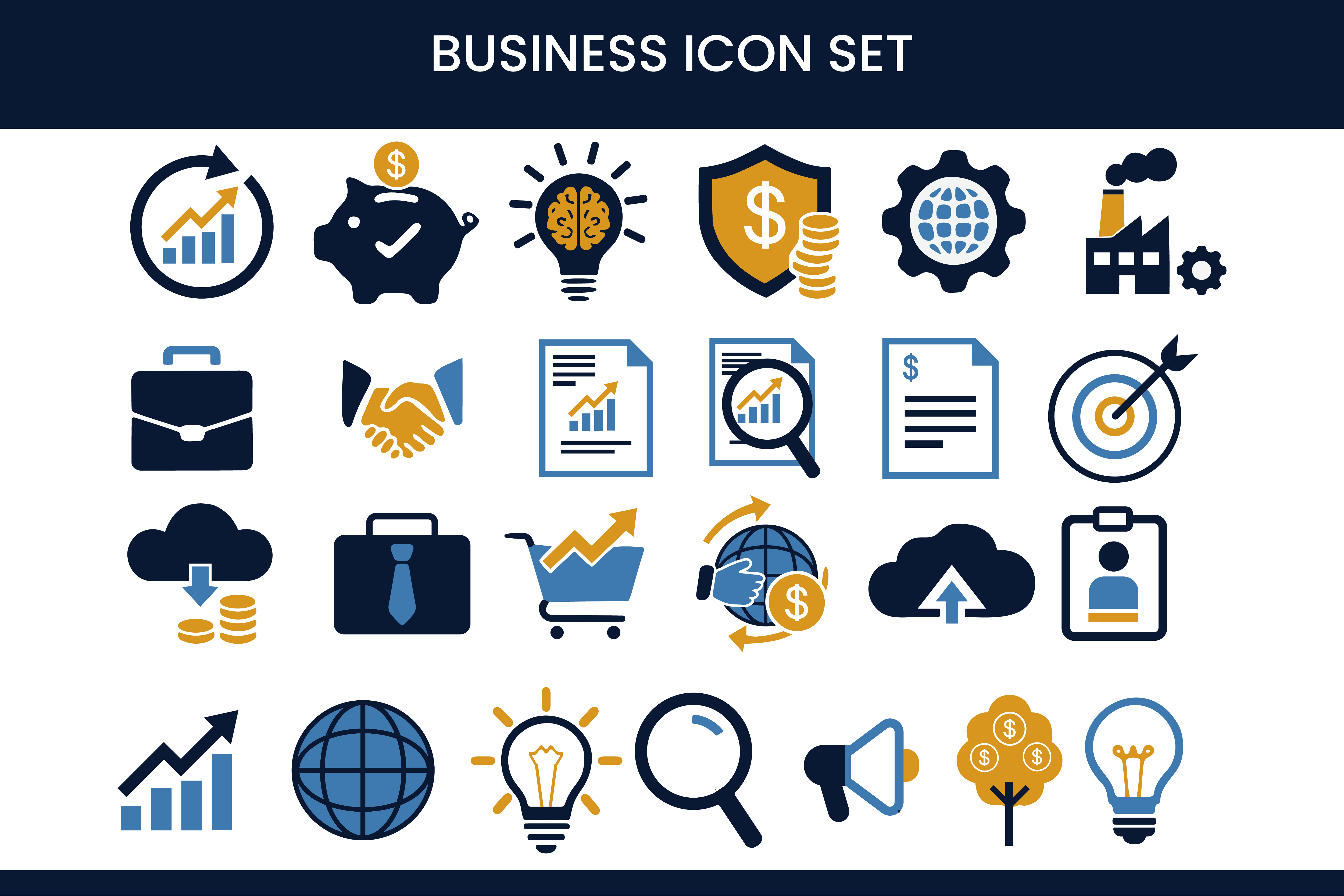 Professional Business Icon Bundle