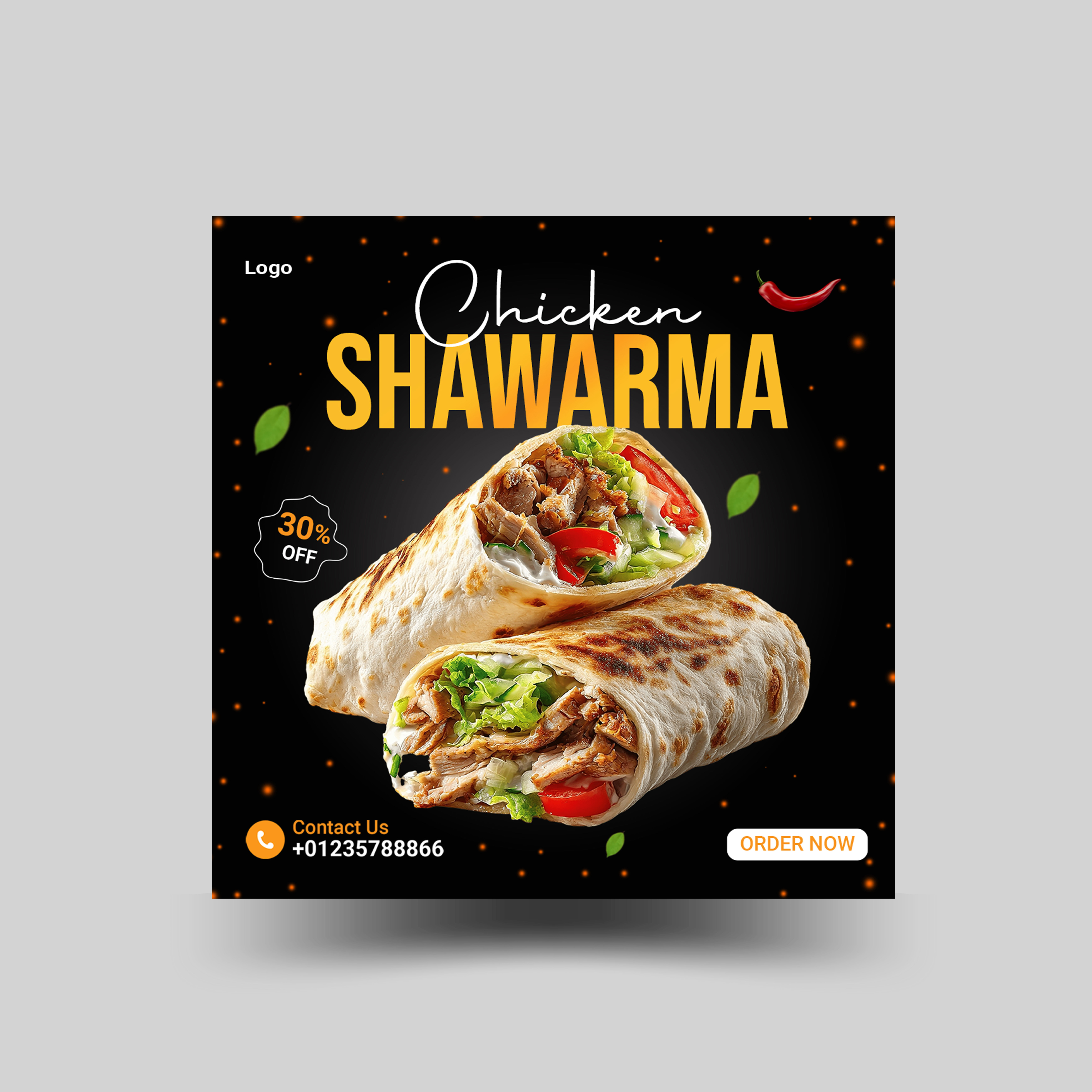 Food Social Media Post Design