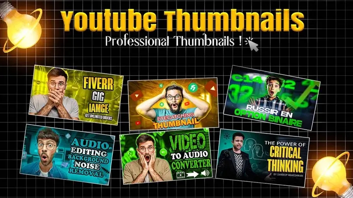 Youtube Thumbnail Design