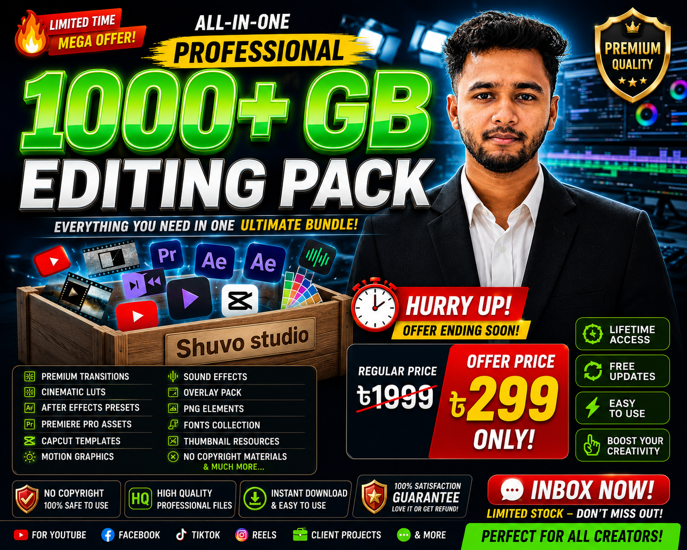 🎬 1000+ GB Ultimate Editing Pack