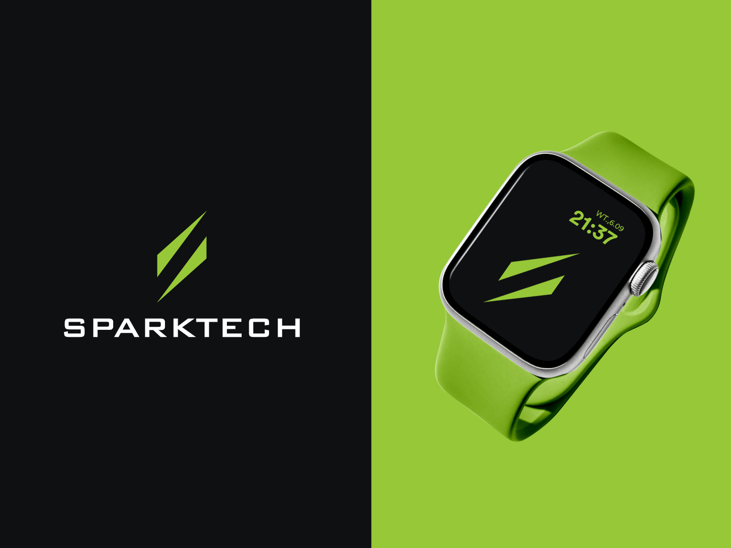 SparkTech - Logo for a tech company