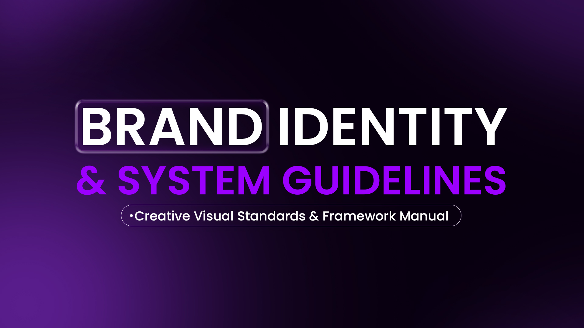 Global Standard Brand Identity Guideline