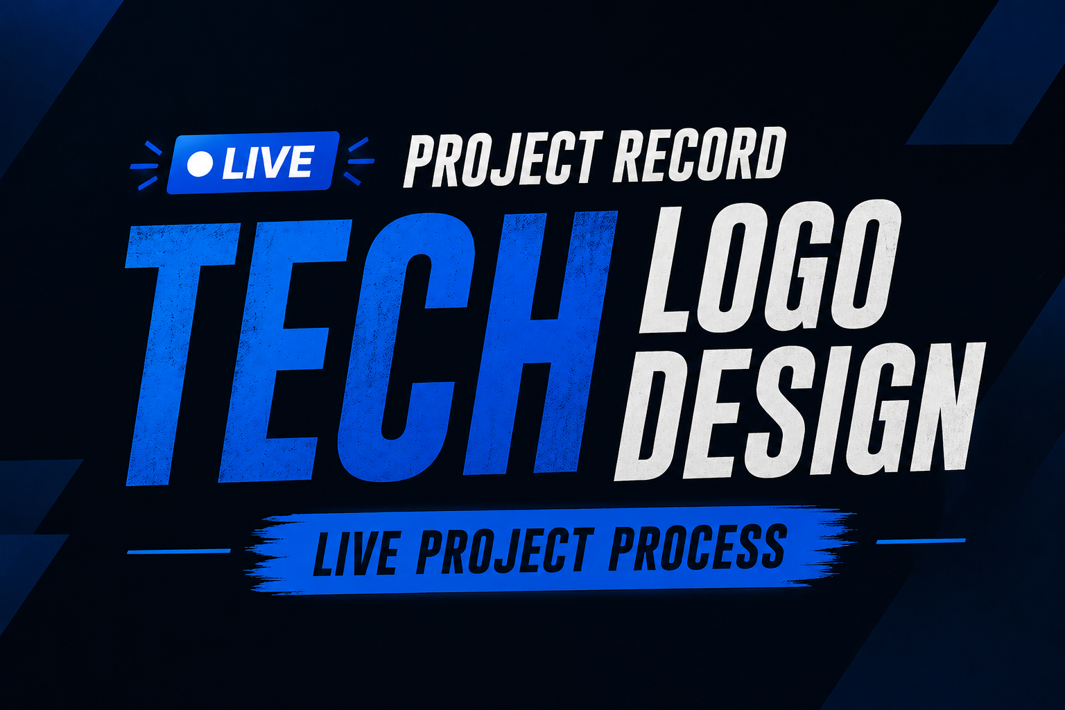Tech Logo Design Live Project Record Video