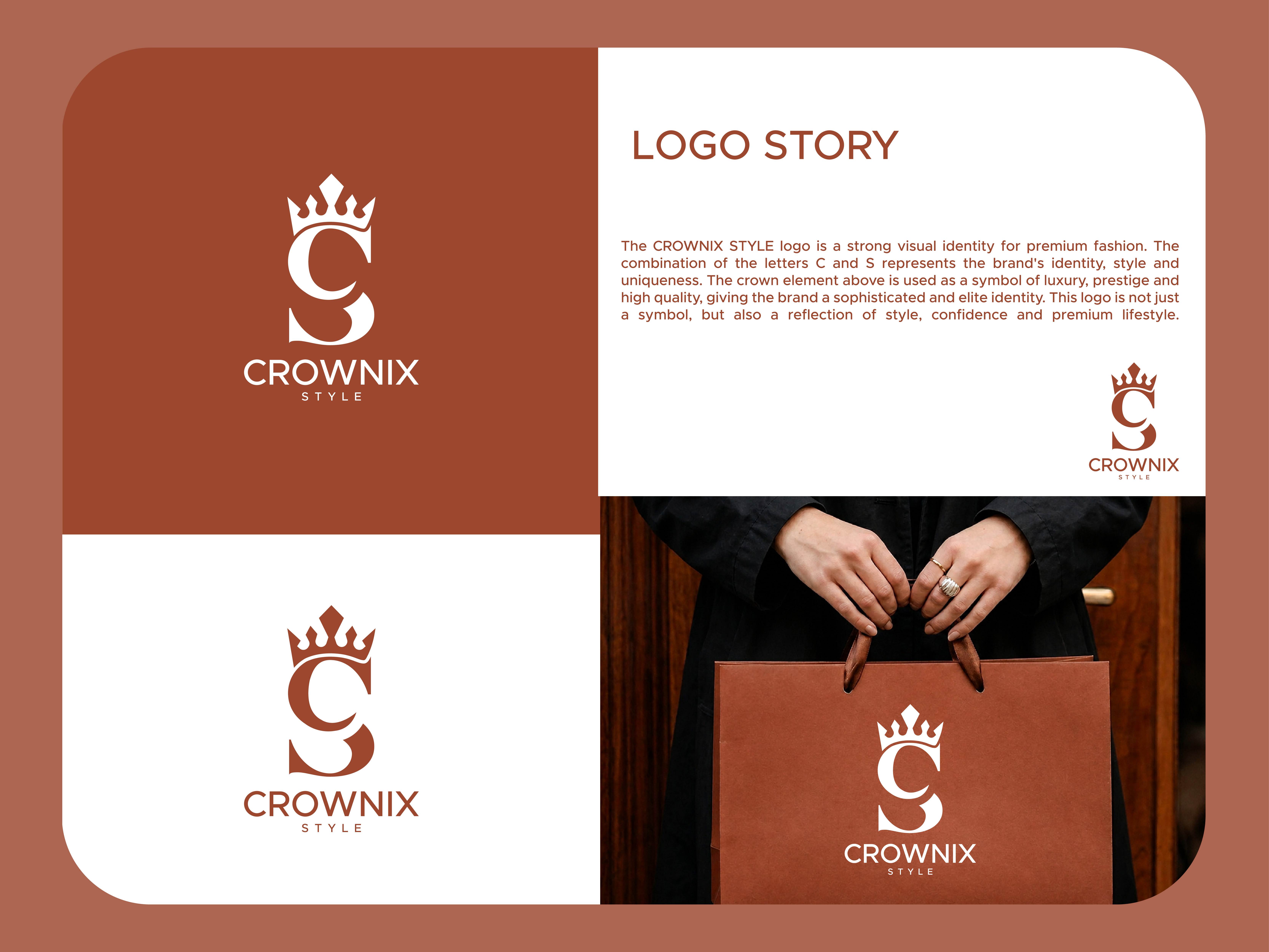 CS Clothing logo, SC fashion logo, Brand identity design