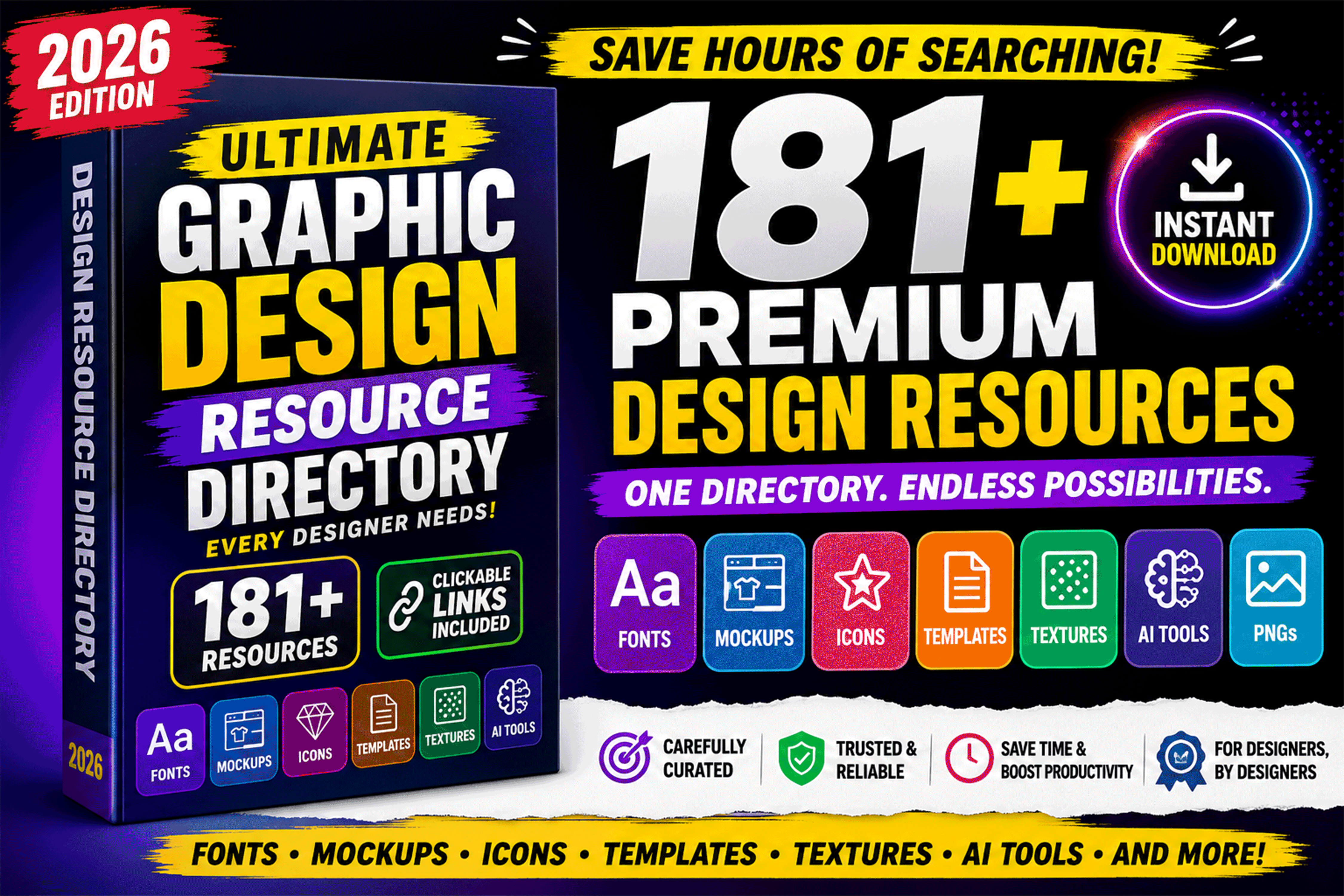 Graphic Design Master Resource Directory – সময় বাঁচান, দ্রুত কাজ করুন