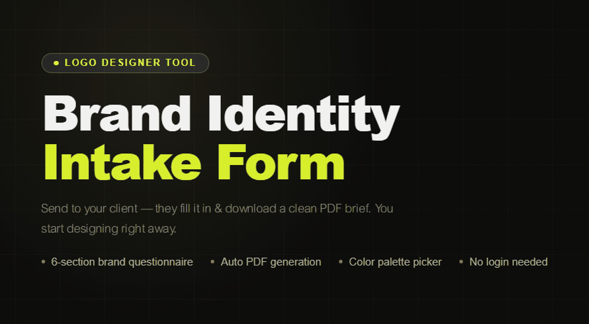 Premium Brand Intake Form