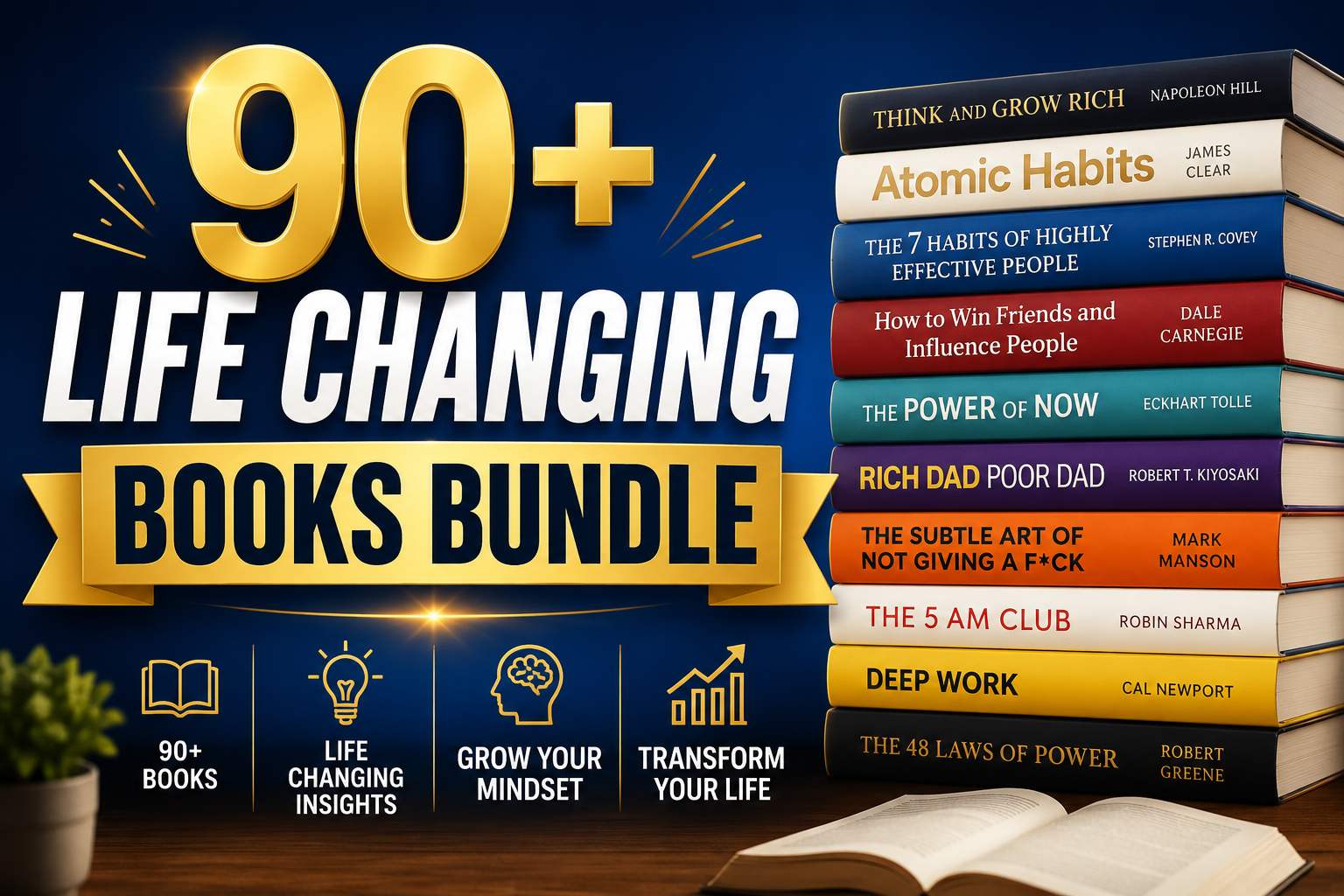 90+ Life Changing Books Bundle