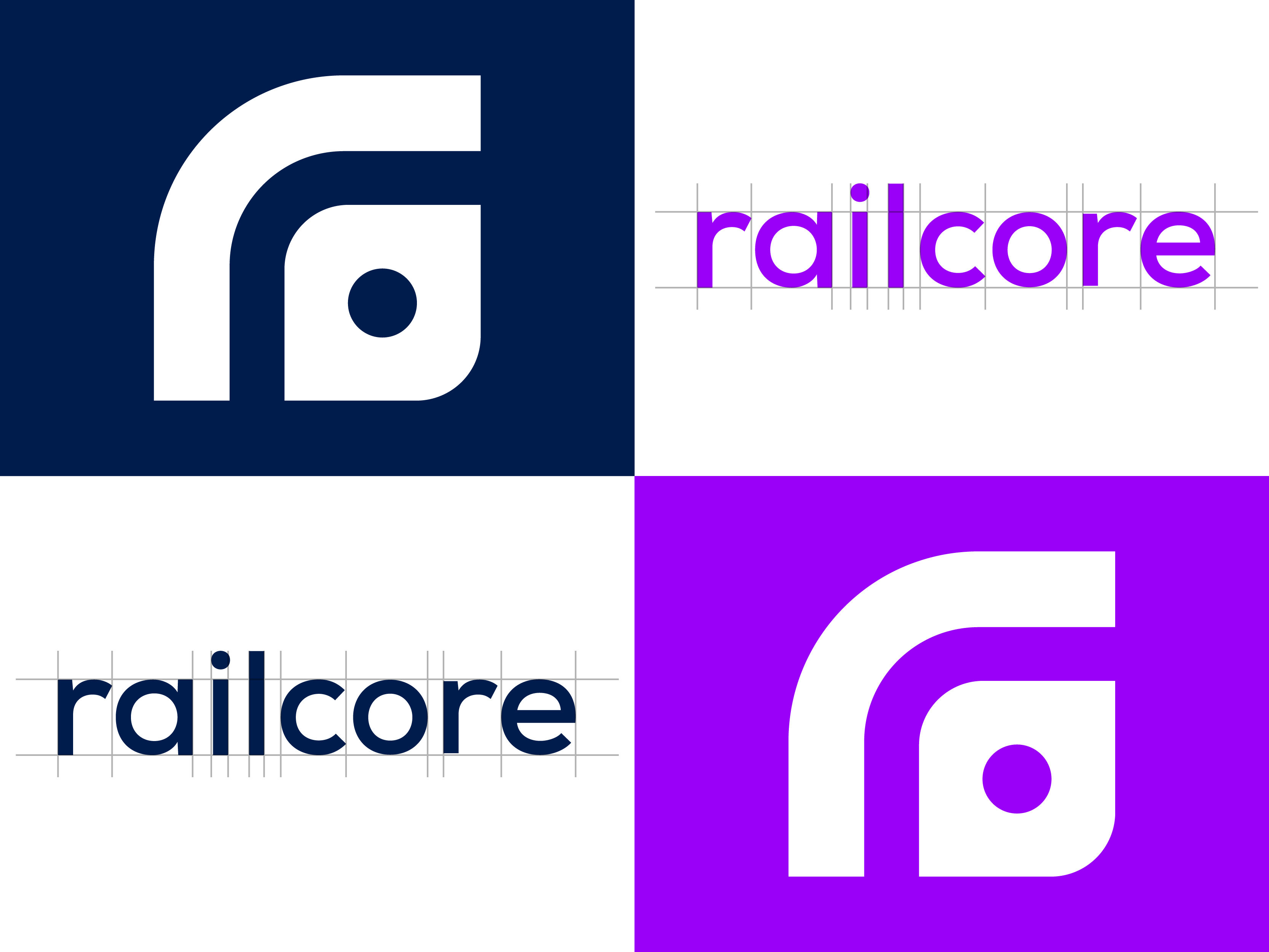 Unuse LOGO Railcore | Brand Identity