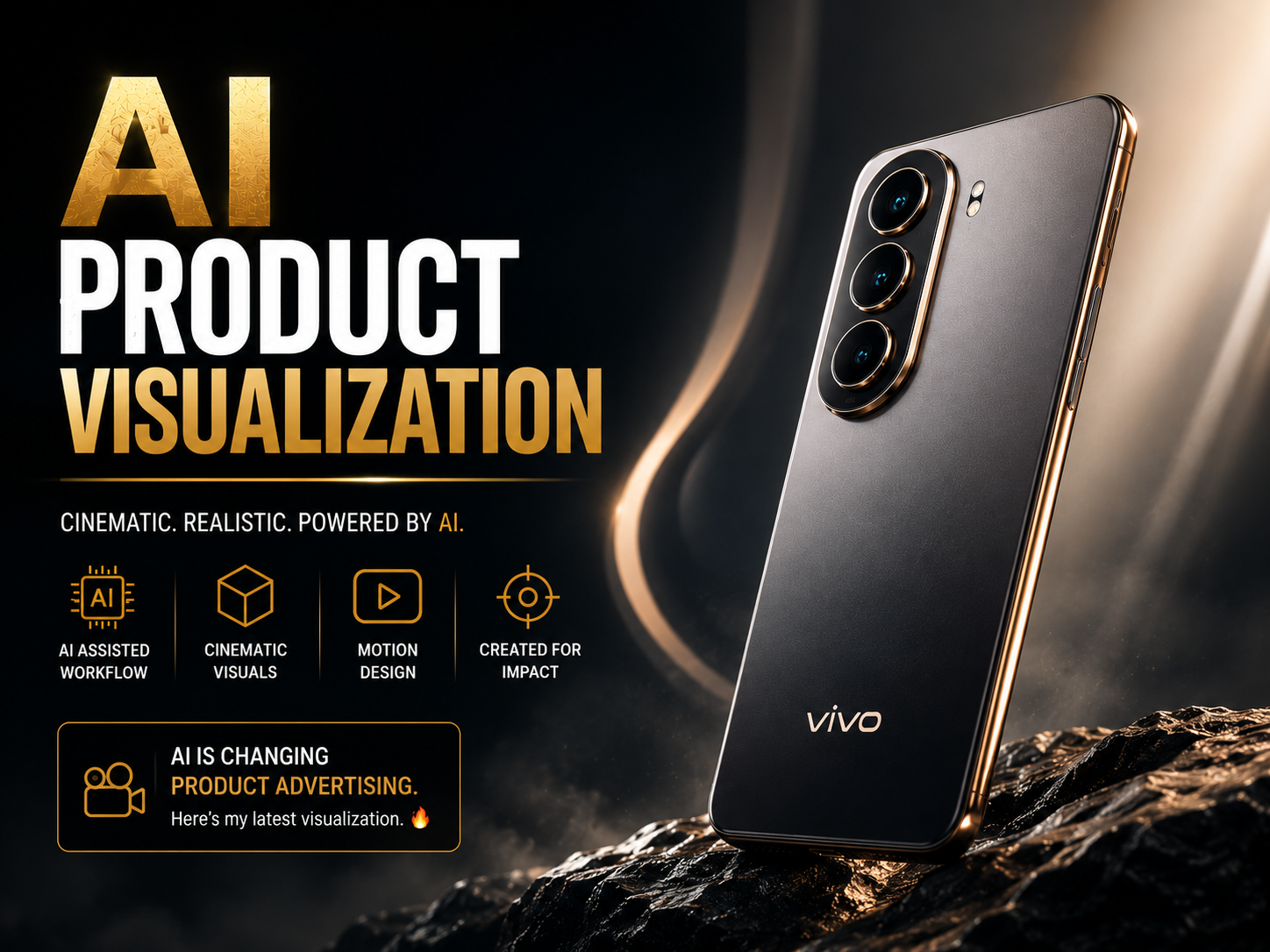 vivo – Cinematic AI Product Visualization
